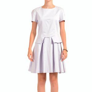 Versace Versus Women's Lilac Pleated Mini Dress US S IT 40